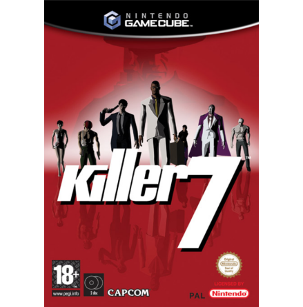 Killer 7 - Nintendo Gamecube - PAL/EUR/SWD (SE/DK Manual) - Complete (CIB)