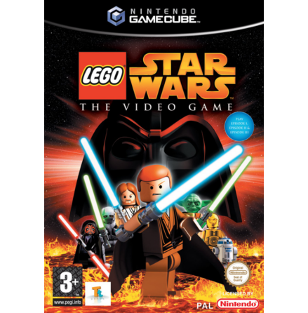 Lego Star Wars - Nintendo Gamecube - PAL/EUR/SWD (SE/DK Manual) - Complete (CIB)