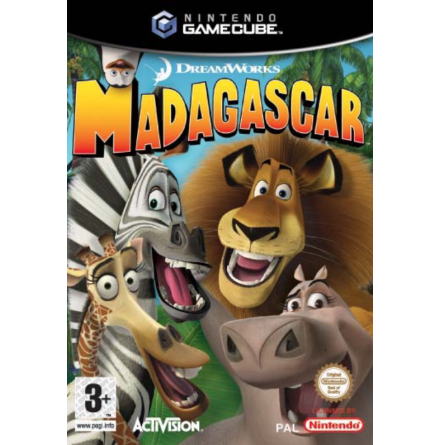 Madagascar - Nintendo Gamecube - PAL/EUR/SWD (SE/DK Manual) - Complete (CIB)