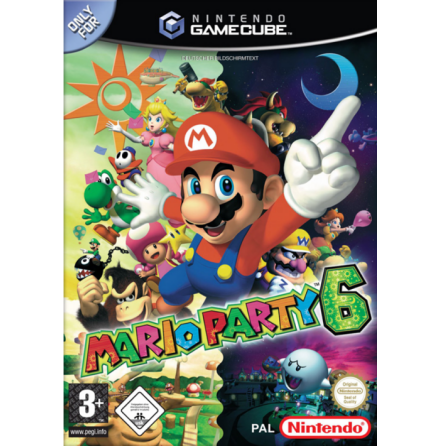 Mario Party 6 (no carboard /mic) - Players Choice - Nintendo Gamecube - PAL/EUR/SWD (SE/DK Manual) - Complete (CIB)