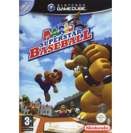 Mario Superstar Baseball - Nintendo Gamecube - PAL/EUR/SWD (SE/DK Manual) - Complete (CIB)