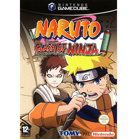 Naruto Clash of Ninja - Nintendo Gamecube - PAL/EUR/SWD (SE/DK Manual) - Complete (CIB)