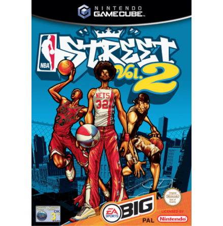 NBA Street Vol. 2 - Nintendo Gamecube - PAL/EUR/SWD (SE/DK Manual) - Complete (CIB)